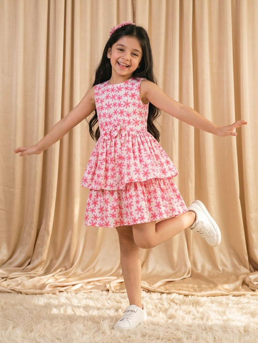 Floral Cotton Frock (M001)