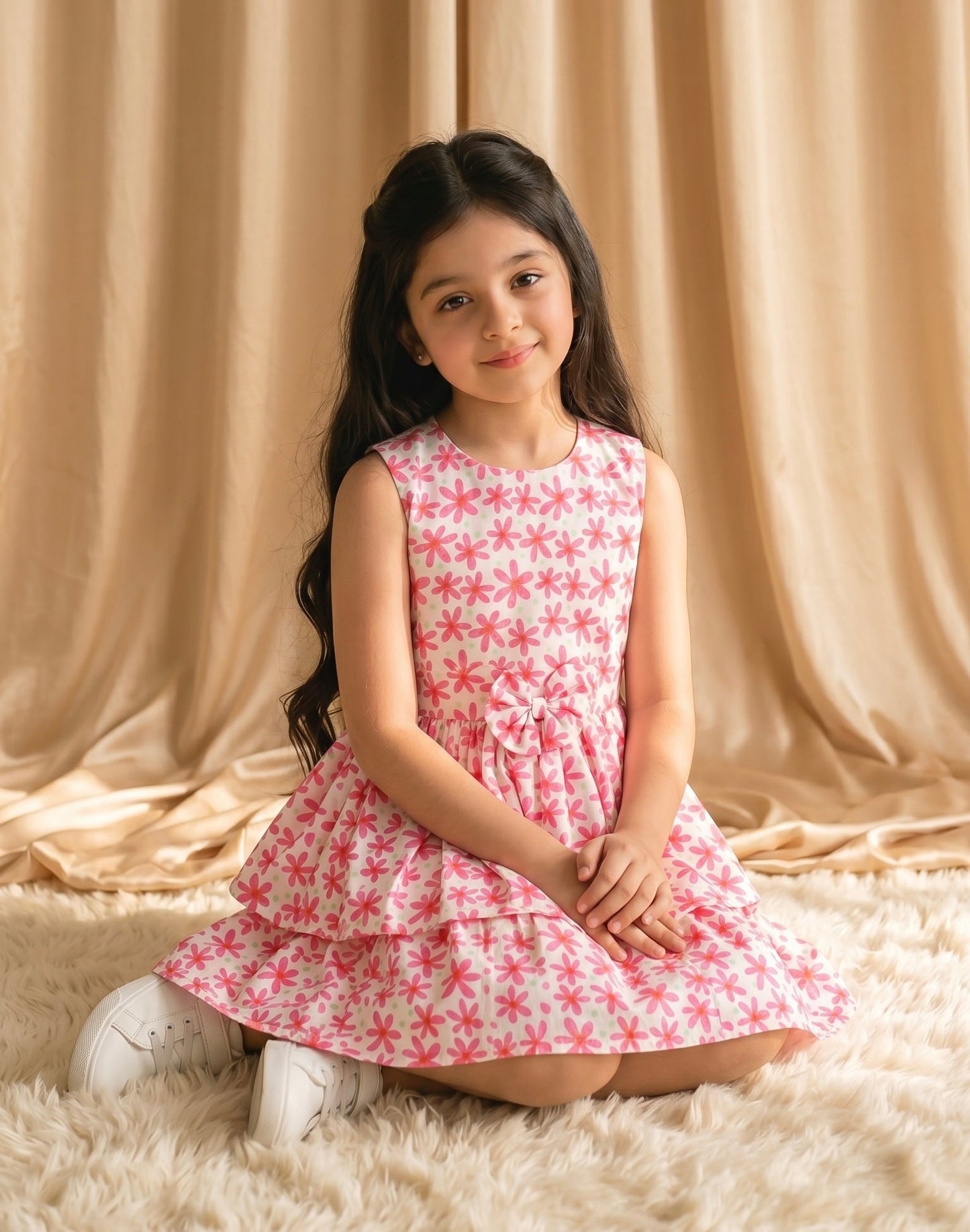 Floral Cotton Frock (M001)