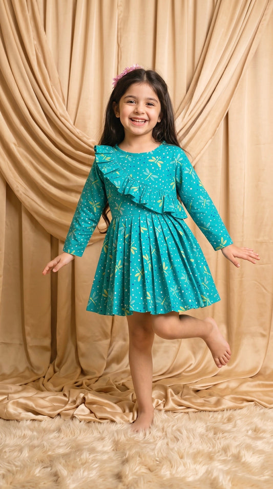 Dragonfly Cotton Frock (M014)